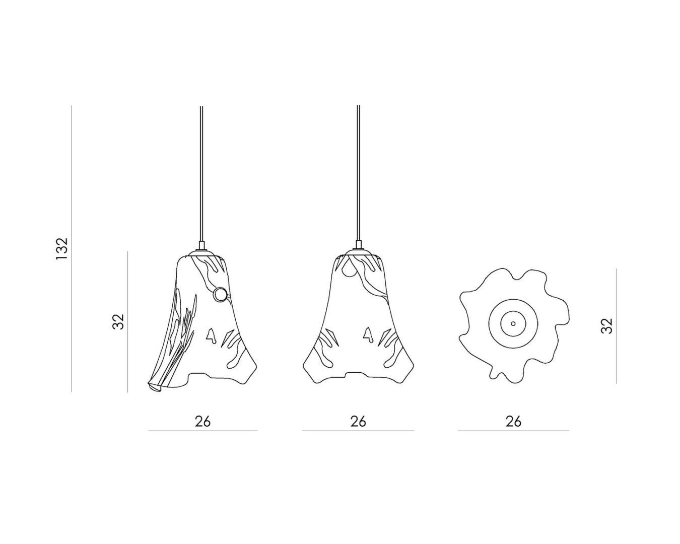 Lampa wisząca Lava - LGH0572