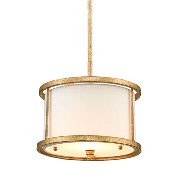 Lampa wisząca Lemuria - kolor biały, złoty - GN/LEMURIA/MP