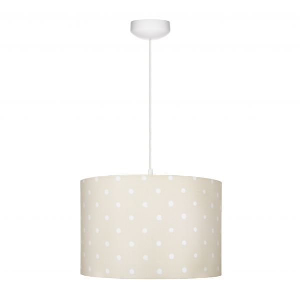 Lampa wisząca Lovely Dots - kolor beżowy - LOVELY DOTS BEIGE PENDANT