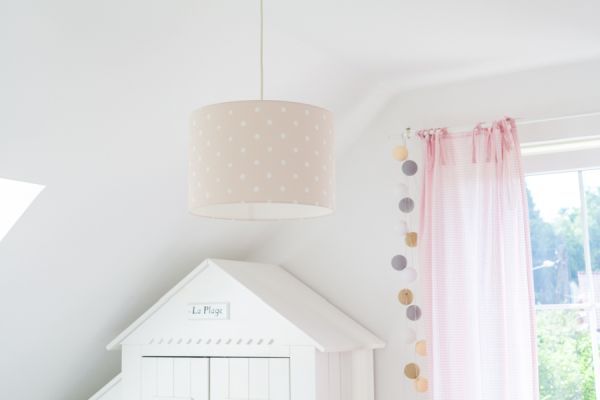 Lampa wisząca Lovely Dots - kolor beżowy - LOVELY DOTS BEIGE PENDANT