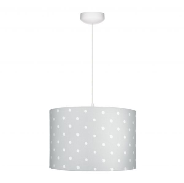 Lampa wisząca Lovely Dots - kolor Szary - LOVELY DOTS GREY PENDANT