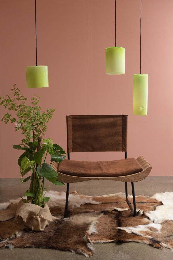 Lampa wisząca Neo - kolor transparentny, żółty - LGH0401