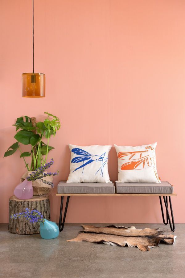 Lampa wisząca Neo - kolor pomarańczowy, transparentny - LGH0410