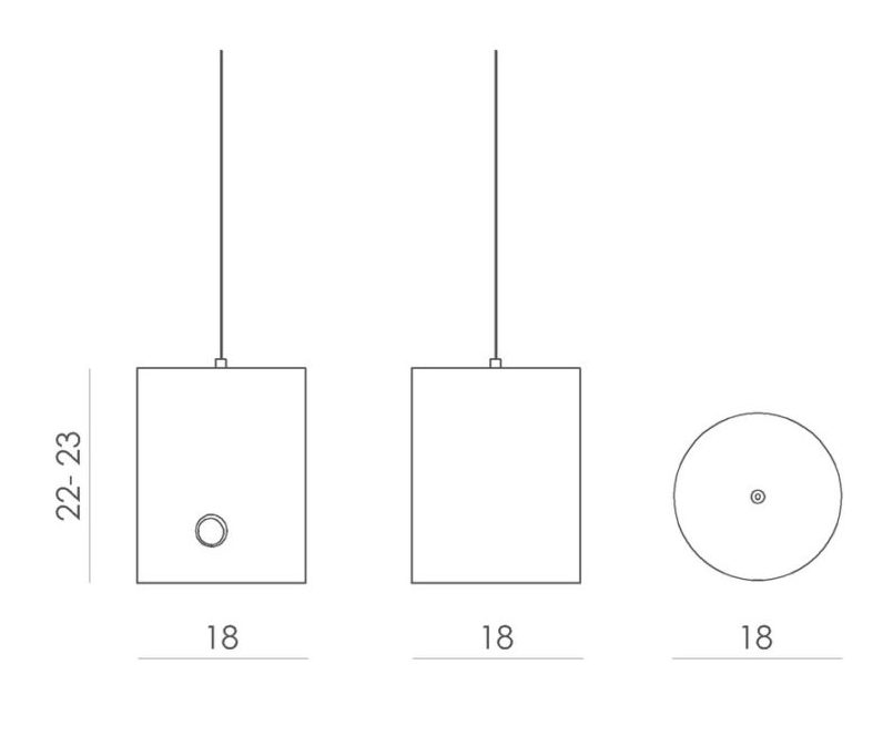 Lampa wisząca Neo - kolor pomarańczowy, transparentny - LGH0410