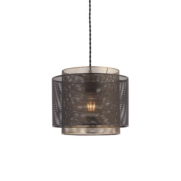 Lampa wisząca Plexus - kolor złoty, Czarny - 72831