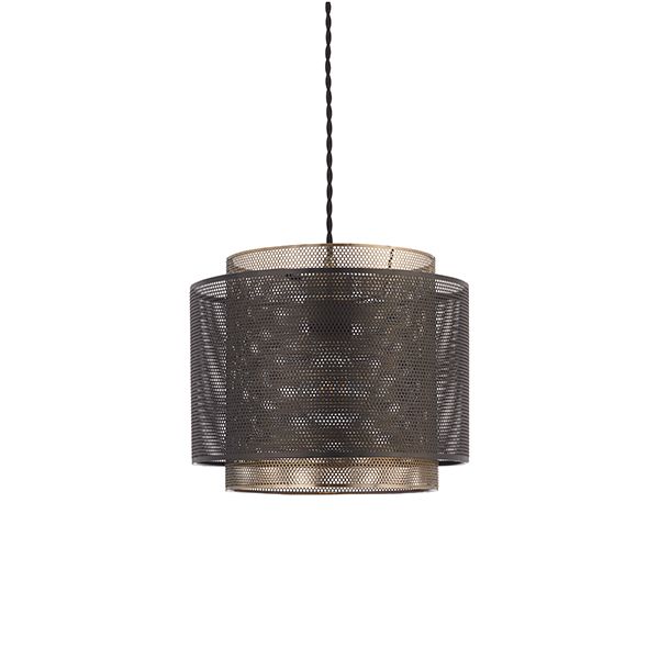 Lampa wisząca Plexus - kolor złoty, Czarny - 72831