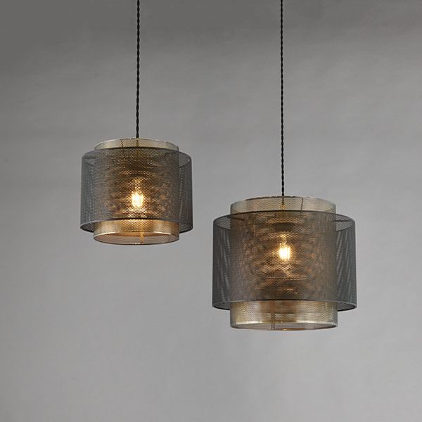 Lampa wisząca Plexus - kolor złoty, Czarny - 72831