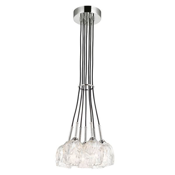 Lampa wisząca Rubin - kolor srebrny - FE/RUBIN/7P