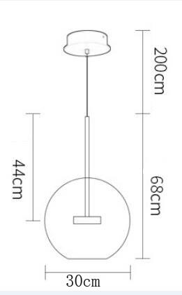 Lampa wisząca Bubbles - kolor złoty - ST-0801-1
