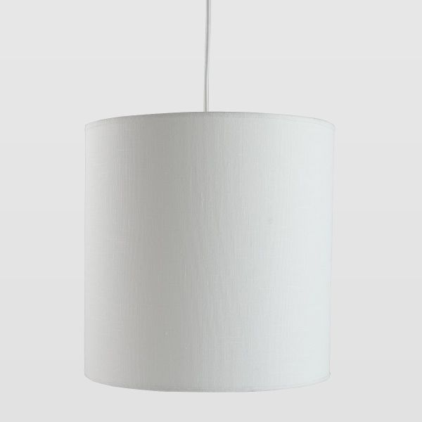 biały abażur do lampy wiszącej
