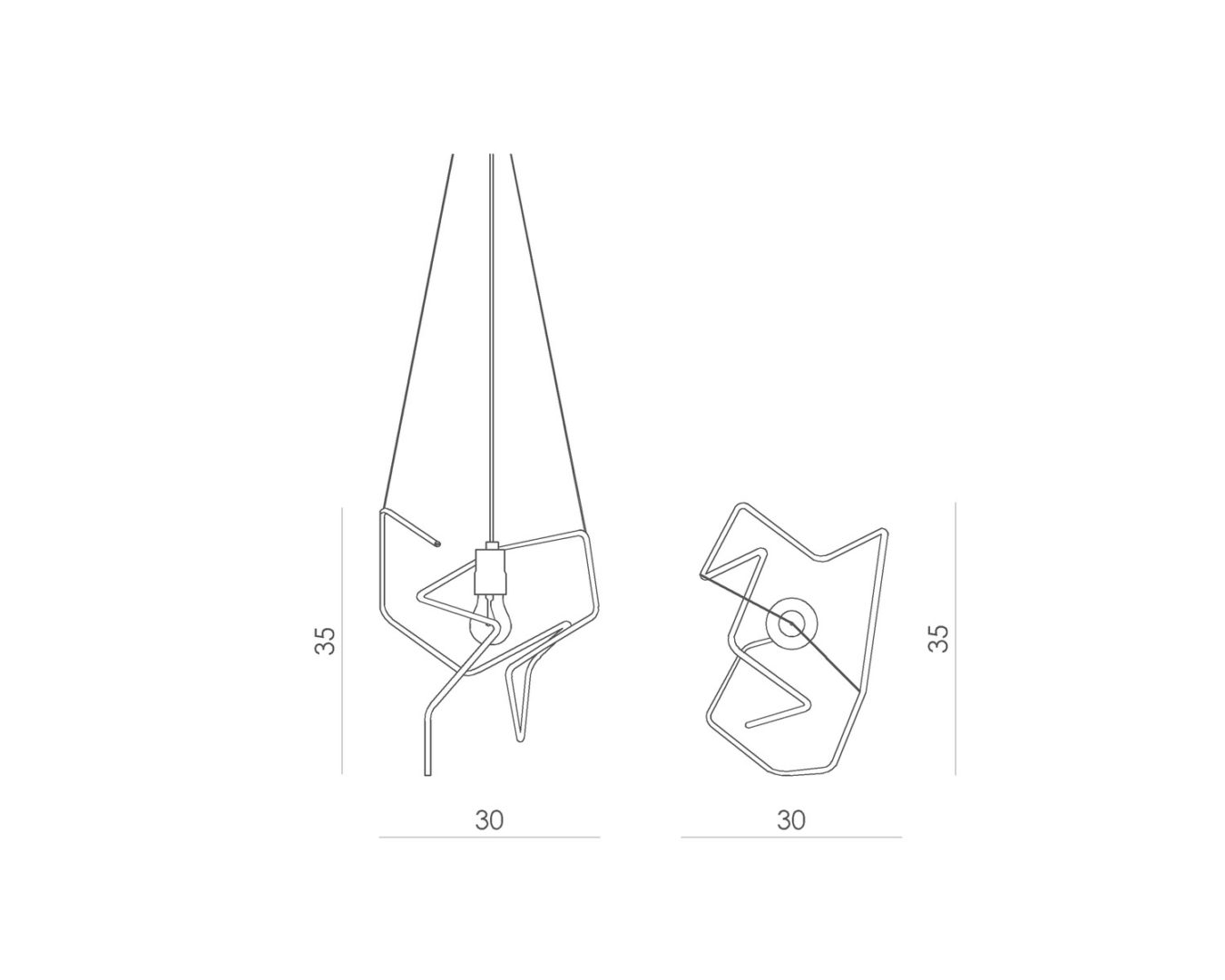 Lampa wisząca Spider II - LGH0430
