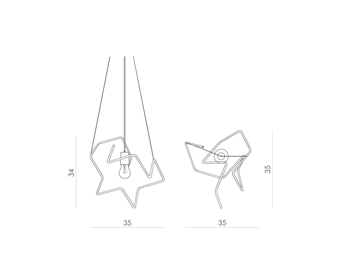 Lampa wisząca Spider - LGH0431