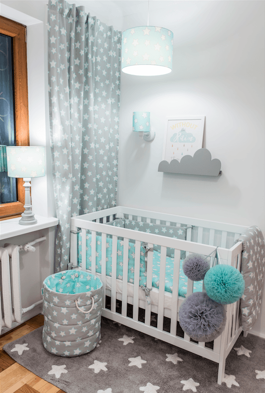 Lampa wisząca Stars - kolor Niebieski, Zielony - STARS MINT PENDANT