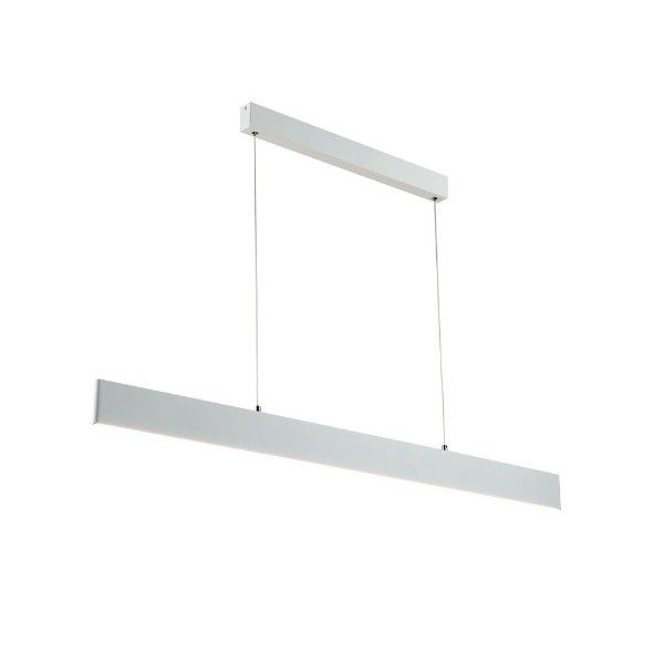 nowoczesna podłużna lampa wisząca nad stół