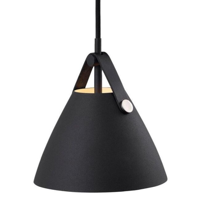 czarna lampa wisząca nowoczesna minimalistyczna