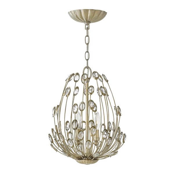 Lampa wisząca Tulah - kolor srebrny, złoty - HK/TULAH/3P