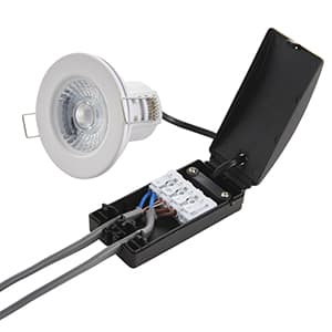 Lampa wpuszczana ShieldECO - Saxby Lighting - biała matowa