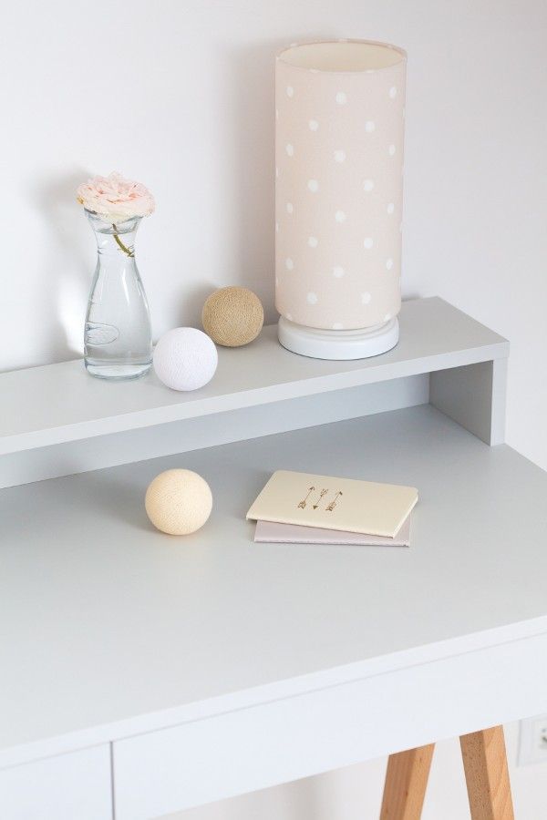 Lampka nocna Lovely Dots Beige w kropeczki