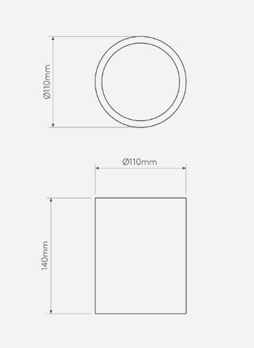 Oczko - spot Osca - kolor biały - 1252006