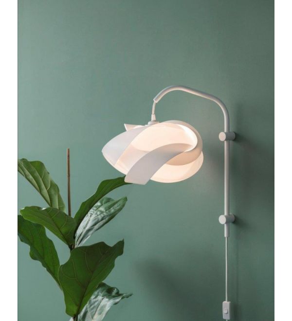 Ramię do lampy ściennej Willow Mini - białe