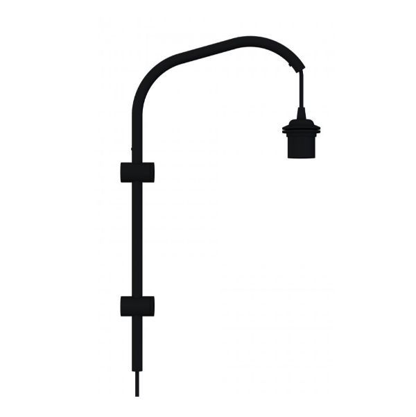 Ramię do lampy ściennej Willow Mini - czarne, regulowane