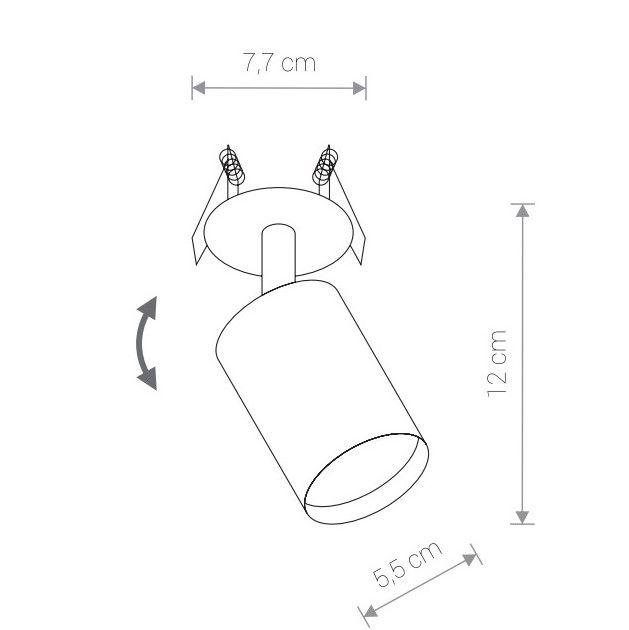 Reflektor Eye - kolor biały - 9396