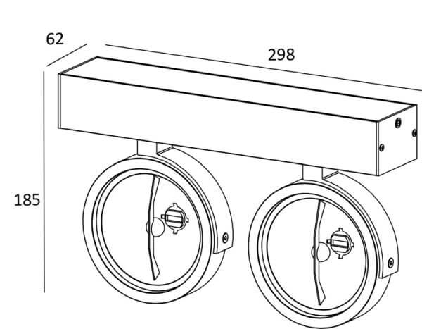 Reflektor GO SL - kolor biały - 89964-G9