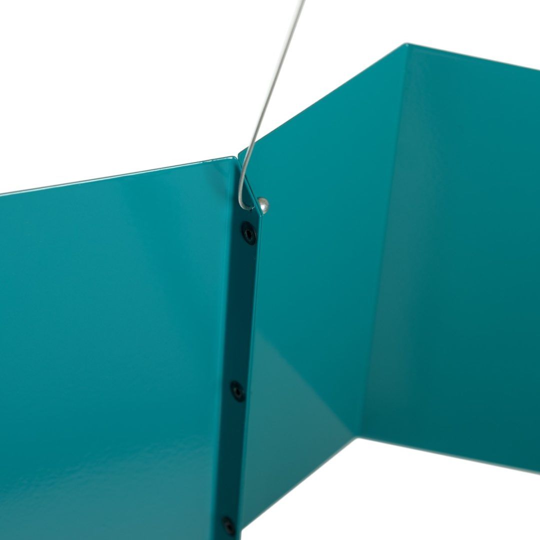 Zielona lampa Big Star - Gie El Home - geometryczny klosz