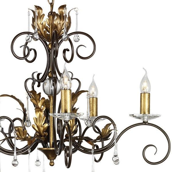 Żyrandol Amarilli - kolor brązowy, złoty - AML5 BRONZE