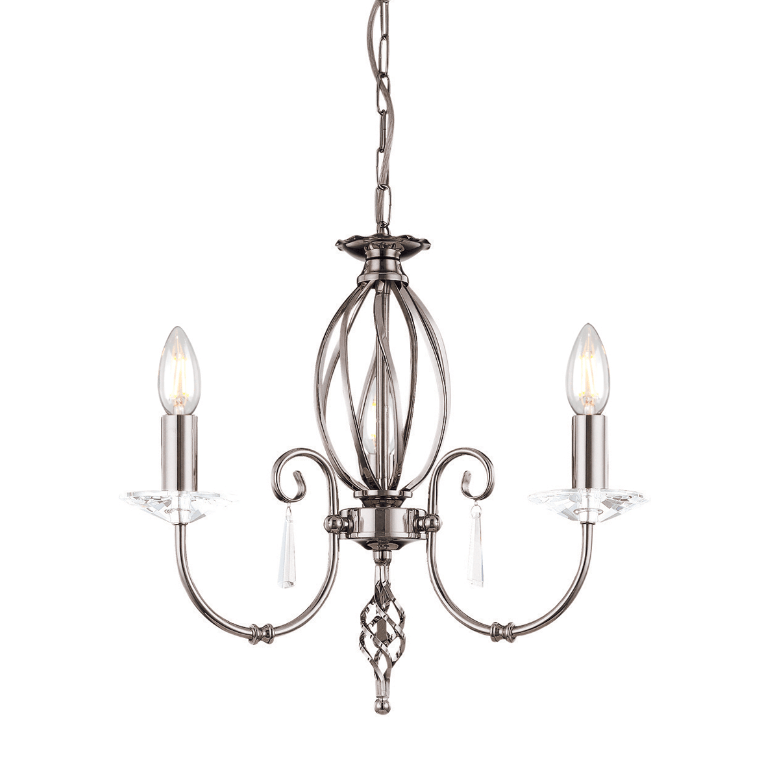 Żyrandol Grace - AG3 POL NICKEL