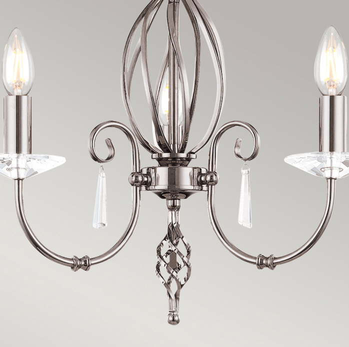 Żyrandol Grace - AG3 POL NICKEL