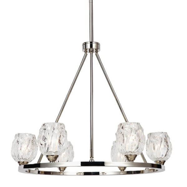 Żyrandol Rubin - kolor srebrny - FE/RUBIN6