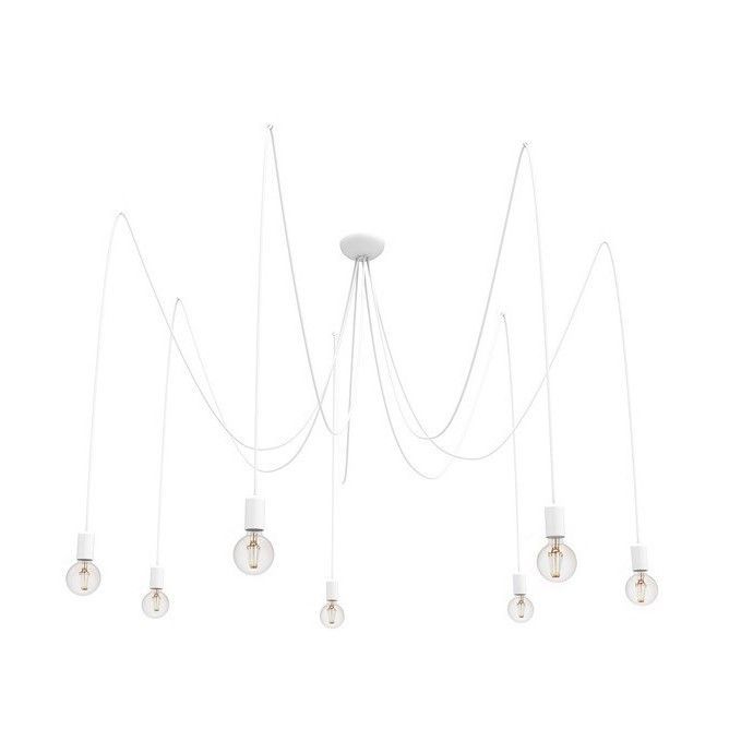 Żyrandol Spider - kolor biały - 9743