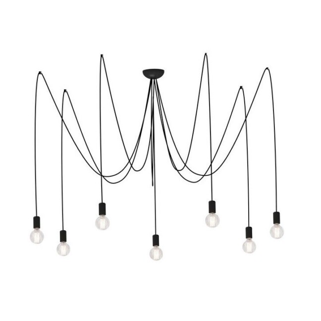 Żyrandol Spider  - kolor Czarny - 6785