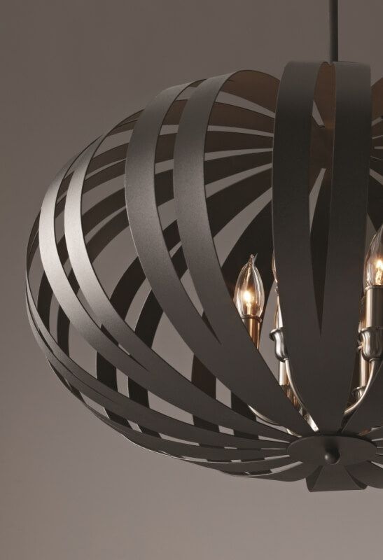 Żyrandol Woodstock - kolor Czarny - FE/WOODSTOCK/P/L