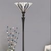podłogowa lampa witrażowa salon odcienie szarości