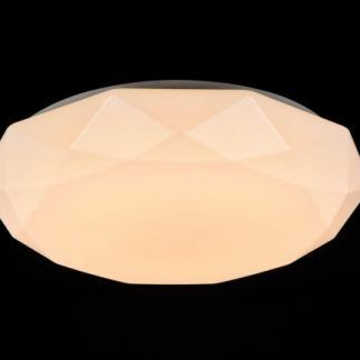 Rozproszone światło mlecznym szkłem plafonie