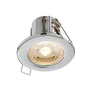 Lampa wpuszczana ShieldECO - Saxby Lighting - srebrna