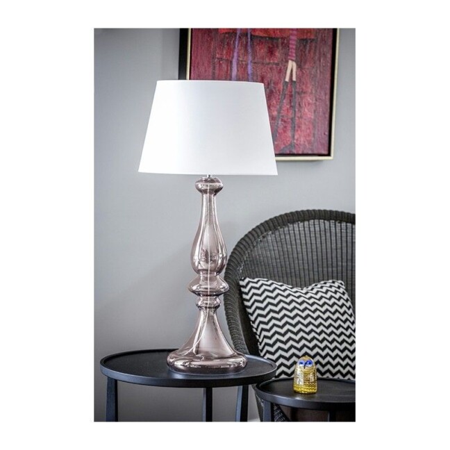 Lampa stołowa Louvre  - kolor biały, miedź - L203261230