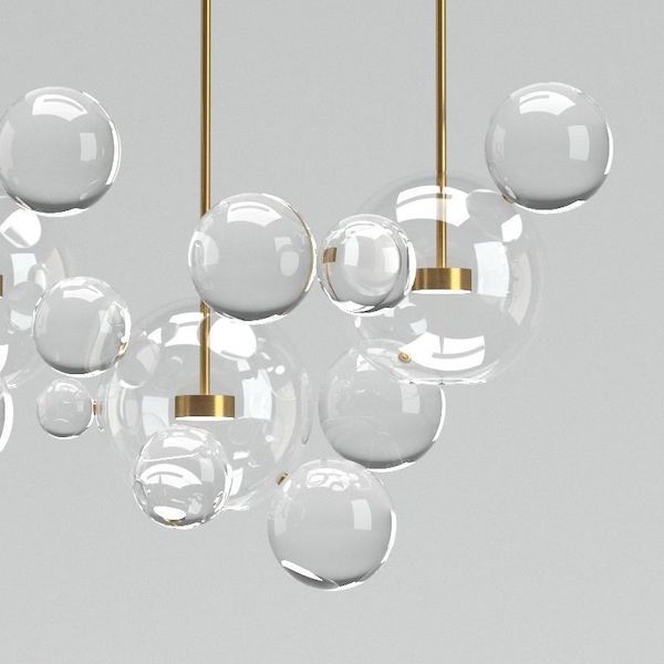 Lampa wisząca Bubbles - kolor złoty - ST-0801-14