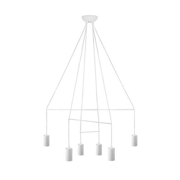 Żyrandol Imbria - kolor biały - 9676