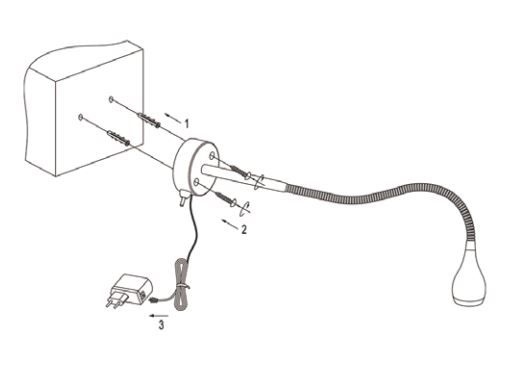 Kinkiet Drop - kolor biały - 320131