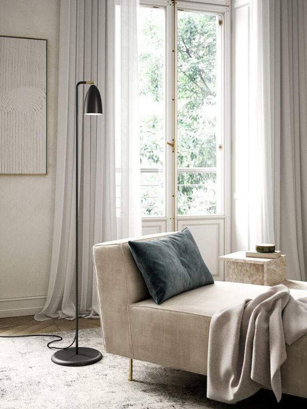 Lampa podłogowa Nexus - kolor Czarny - 77294003