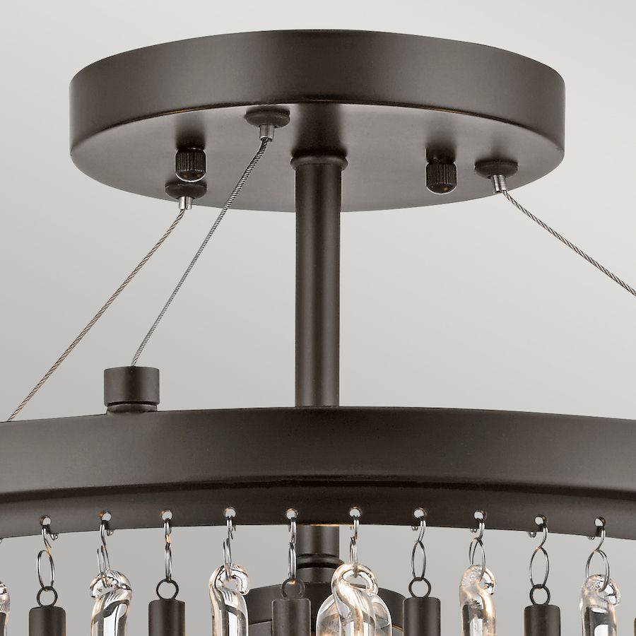 Lampa sufitowa Piper - kolor brązowy - KL/PIPER/SF