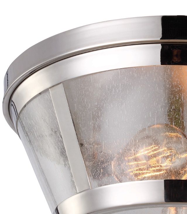 Lampa sufitowa Sutton - kolor srebrny, transparentny - FE/HARROW/F