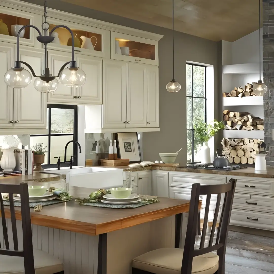 Lampa wisząca Trilogy - kolor brązowy, transparentny - QZ/TRILOGY/MP