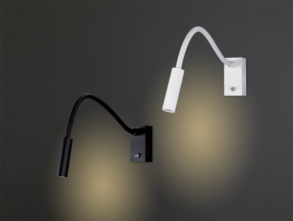 kinkiety led do czytania miękkie ramię