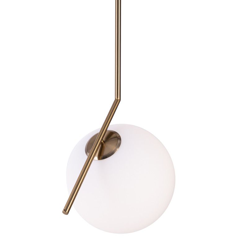 Elegancka lampa wisząca kula Solaris - ST-9228- złota mosiężna