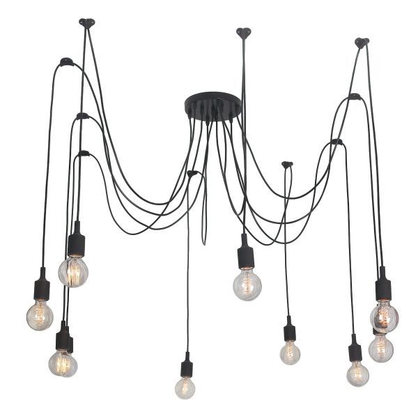 Lampa pająk do pokoju dziecka Soleto - 10 żarówek