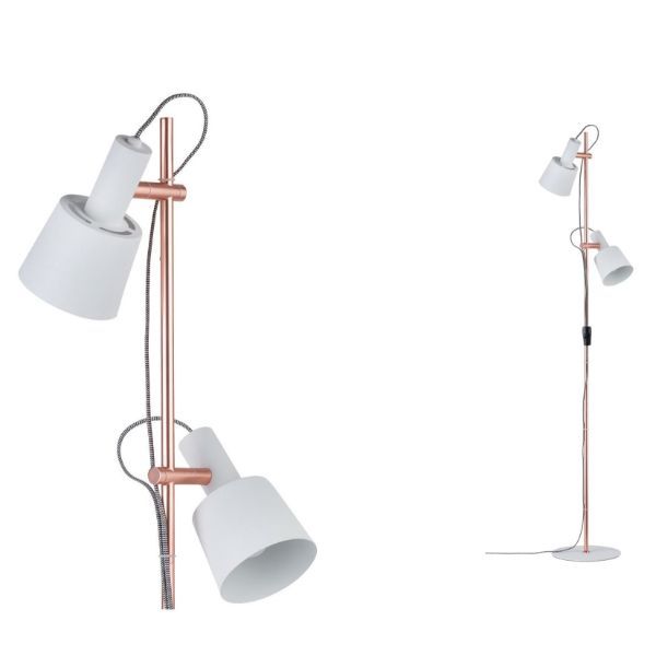 Lampa podłogowa Haldar do salonu